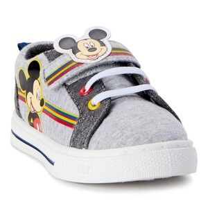 Disney Junior Mickey Mouse Toddler Sneakers Grey Black  USA Size 9